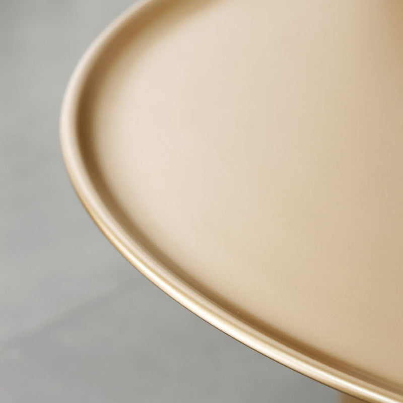 Tray Top Metal Coffee Table Mid-Century Modern Pedestal Cocktail Table