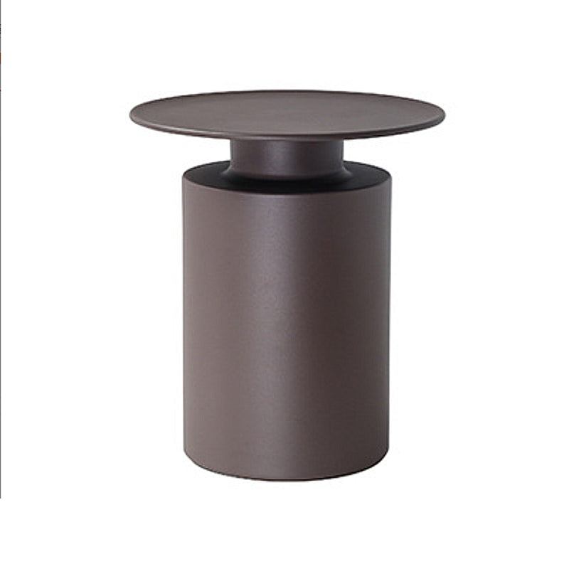 Tray Top Metal Coffee Table Mid-Century Modern Pedestal Cocktail Table