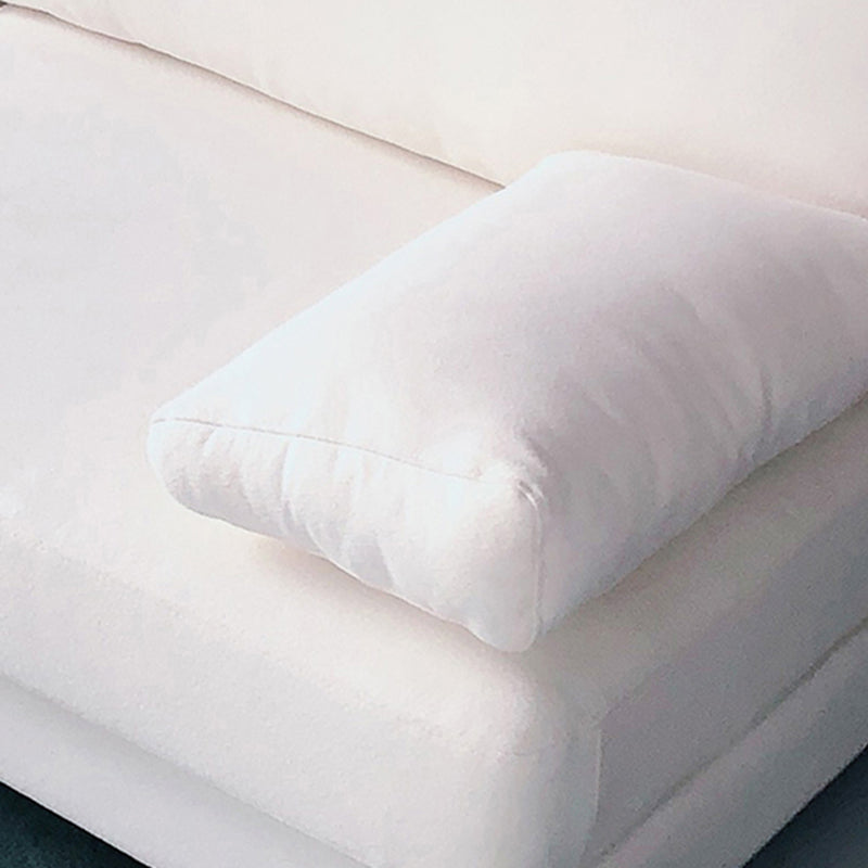 28.3" H Contemporary Linen Pillow Top Arm Loveseat for Apartment