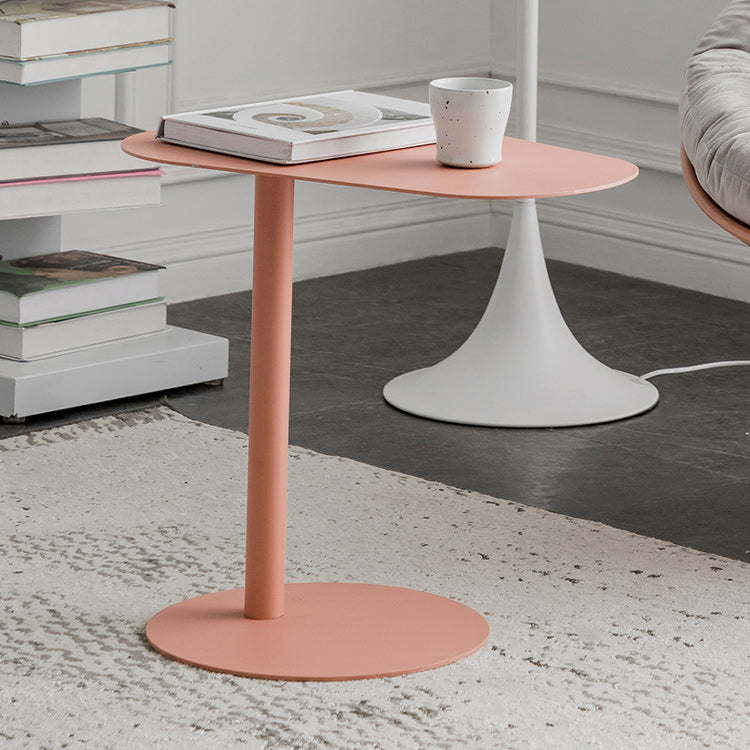 Mid-Century Metal Geometric Side End Table 20" Tall C Side Table