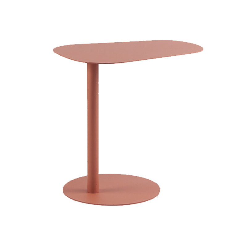 Mid-Century Metal Geometric Side End Table 20" Tall C Side Table