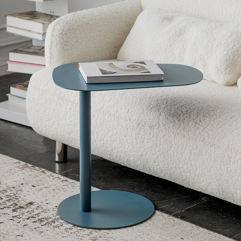 Mid-Century Metal Geometric Side End Table 20" Tall C Side Table