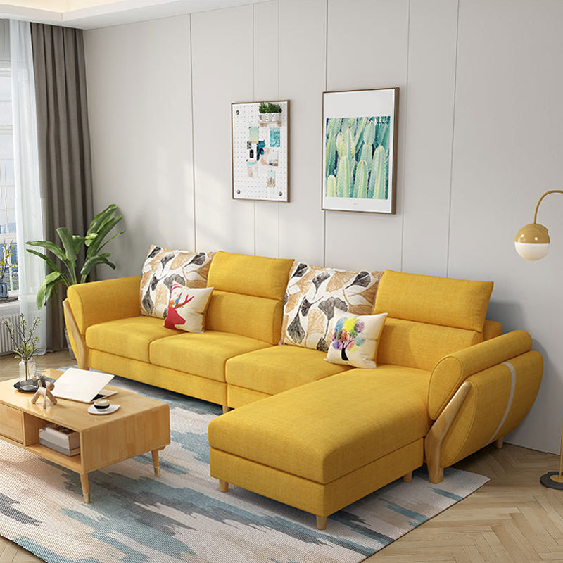 Nordic Fabric Living Room Pillow Top Arm Cushions Sofa Chaise