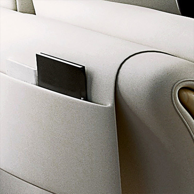 Nrdic Fabric Stationary Living Room Flared Arm Cushions Sofa Chaise