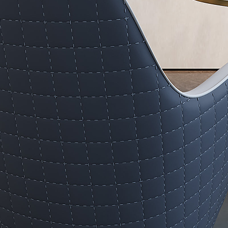 Faux Leather Arm Chair 27.55" Wide Flared Arms Chair Arms Included Chair