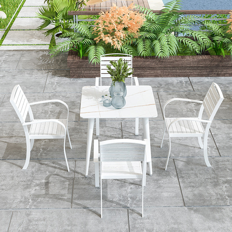 Sintered Stone Dining Set 1/5/7 Piece Modern Dining Table Set for Outdoor