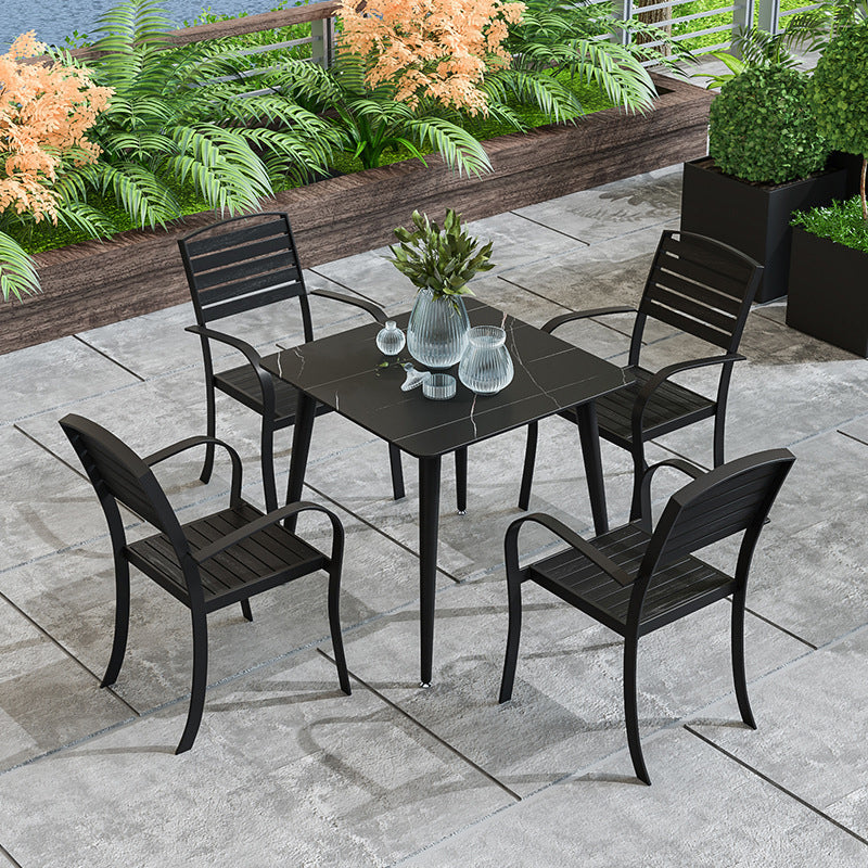 Sintered Stone Dining Set 1/5/7 Piece Modern Dining Table Set for Outdoor