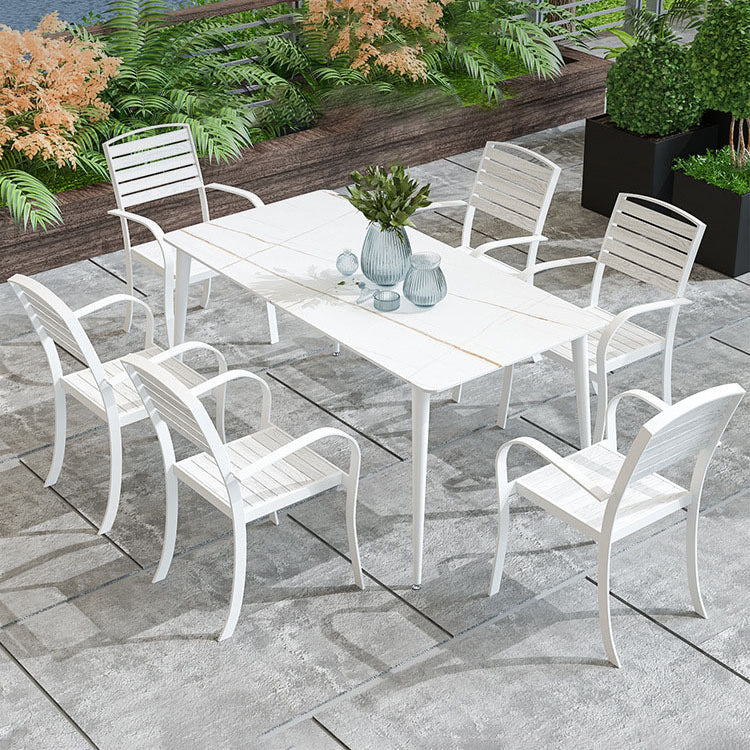 Sintered Stone Dining Set 1/5/7 Piece Modern Dining Table Set for Outdoor