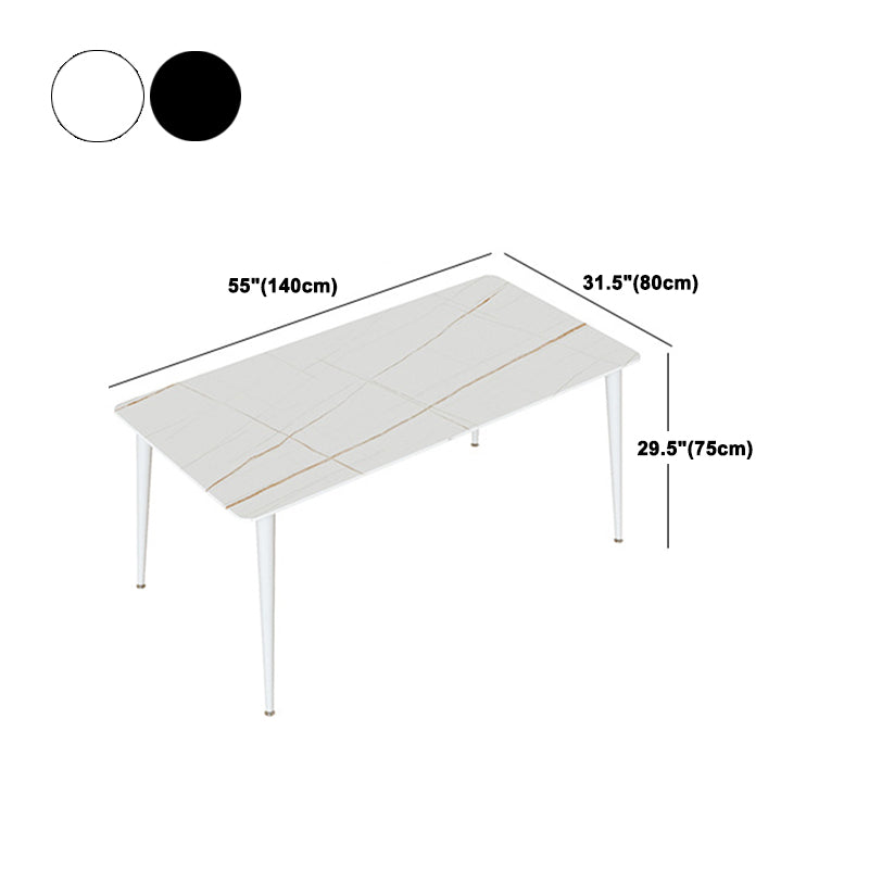Sintered Stone Dining Set 1/5/7 Piece Modern Dining Table Set for Outdoor