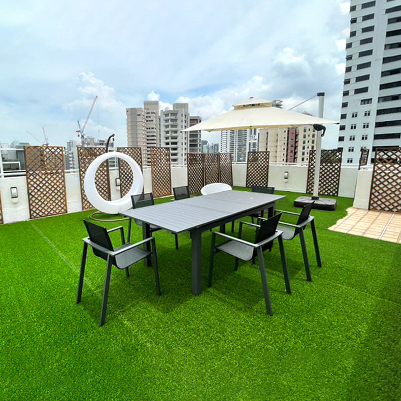 Modern Dining Table Set 1/4/7/9 Piece Metal Patio Dining Table for Garden