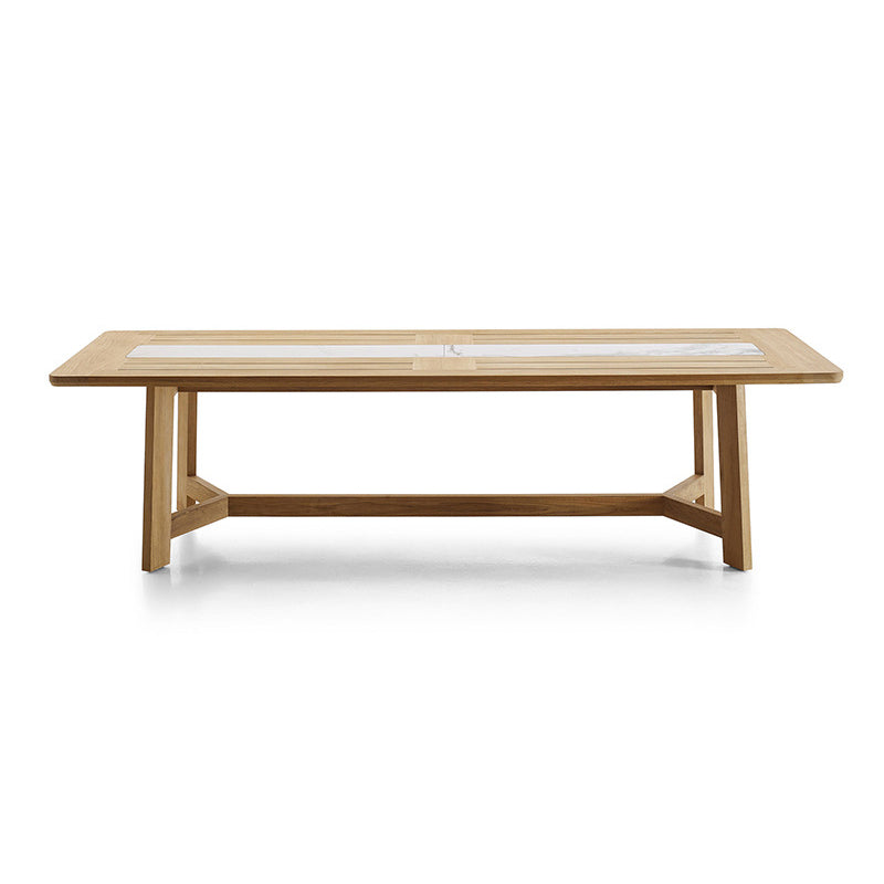 Modern Dining Table Set 1/4/5/7 Piece Teak Dining Set for Garden