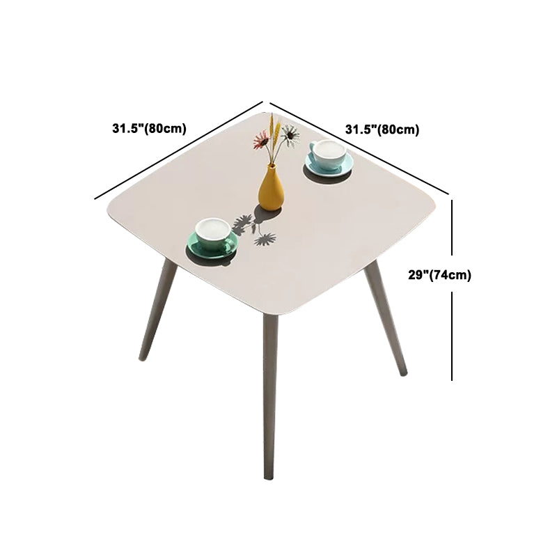 Bohemian Style Dining Table Set 1/3/5/7 Piece Wood and Metal Dining Set for Patio