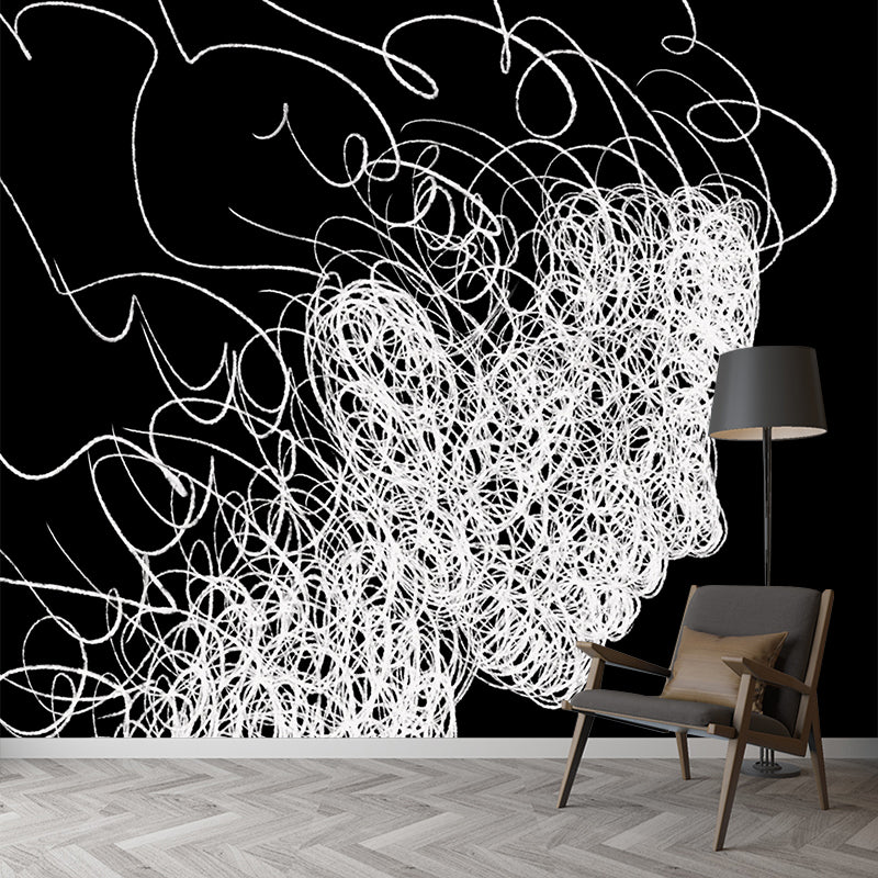 Washable Mural Wallpaper Character Illustration Indoor Wall Mural