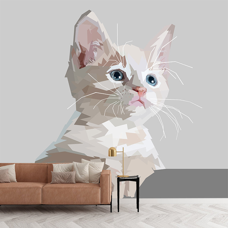 Environment Friendly Mural Wallpaper Animals Illustration Indoor Wall Mural