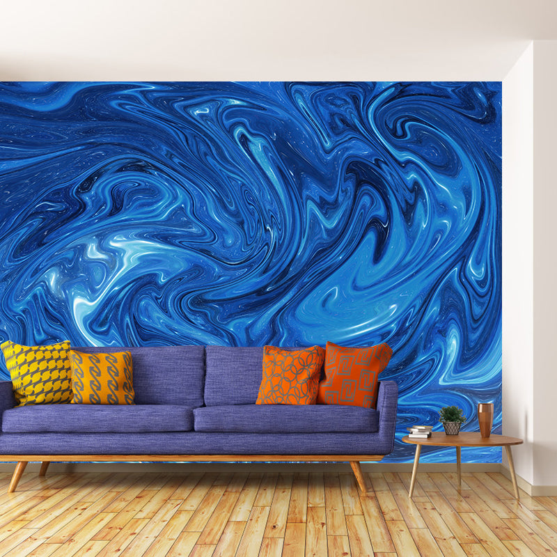 Abstract Texture Stain Resistant Mural Washable Wallpaper Sitting Room Wall Mural