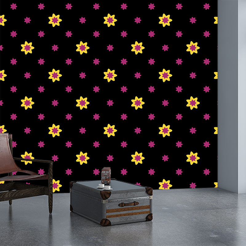 Illustration Seamless Decoration Mural Mildew Resistant Wallpaper Sleeping Room Wall Mural