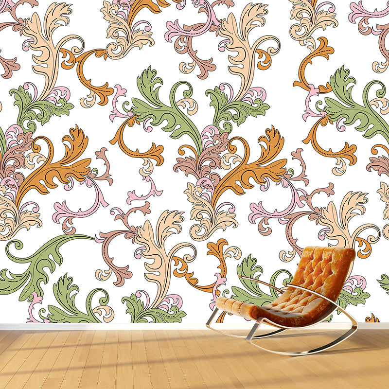 Decorative Illustration Mural Wallpaper Vine Pattern Indoor Wall Mural