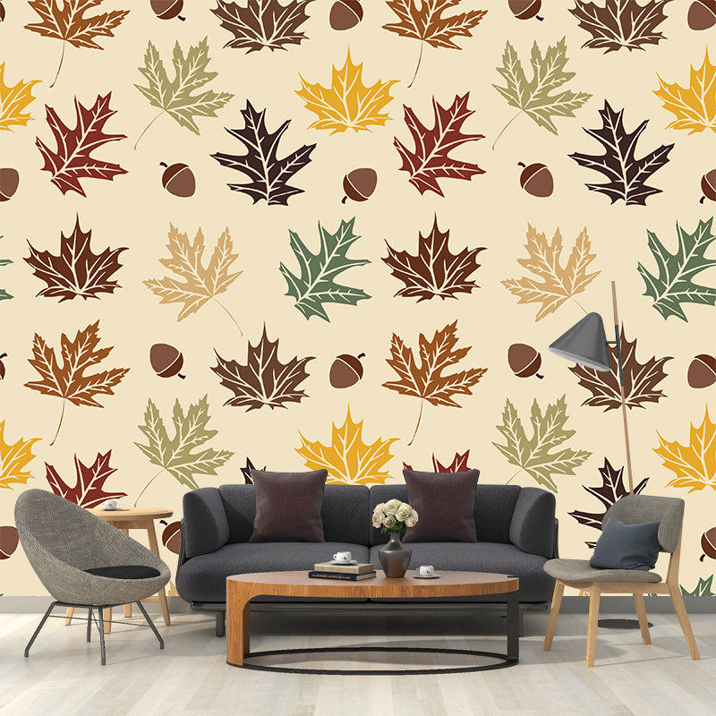 Plant Decoration Mural Wallpaper Environment Friendly Living Room Wall Mural