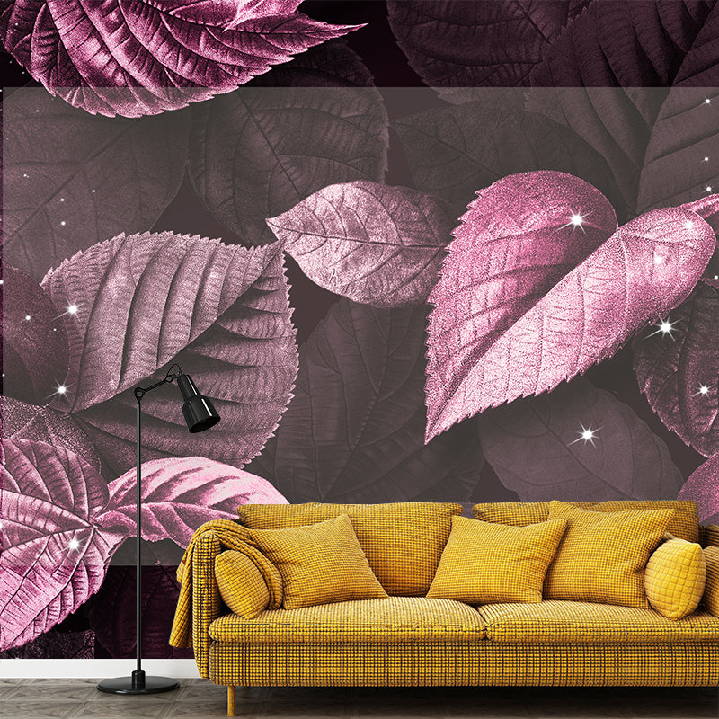 Eco-friendly Wall Mural Wallpaper Illustration Plant Decoration Sitting Room Wall Mural