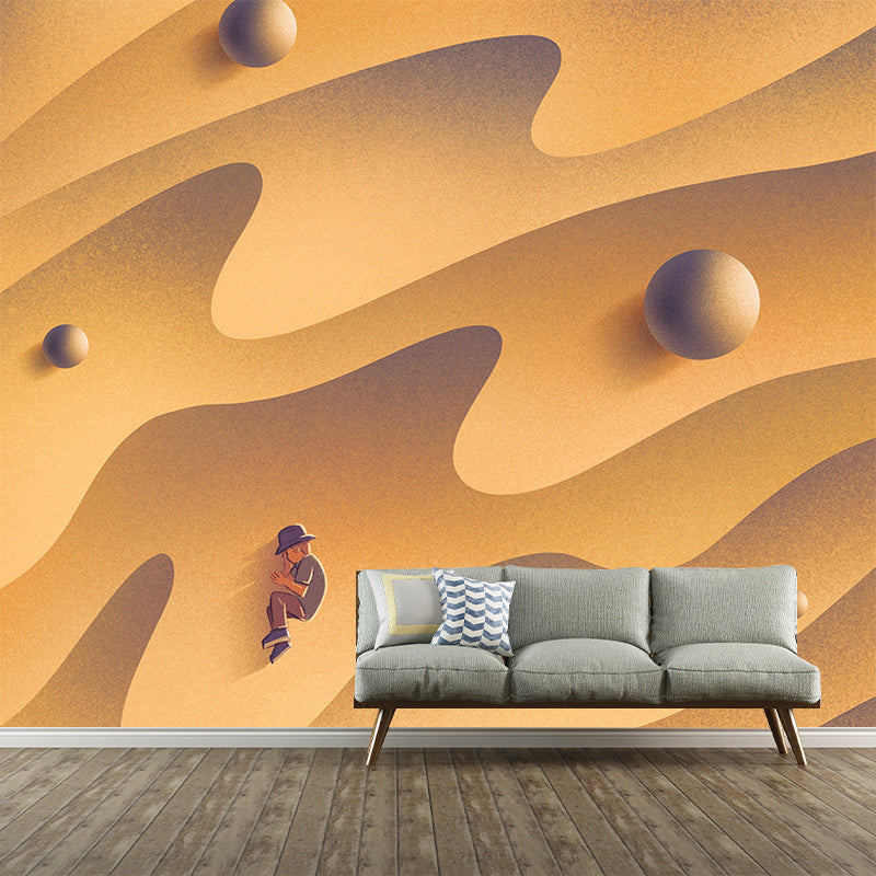 Decorative Wall Mural Wallpaper Creative Illustration Sitting Room Wall Mural