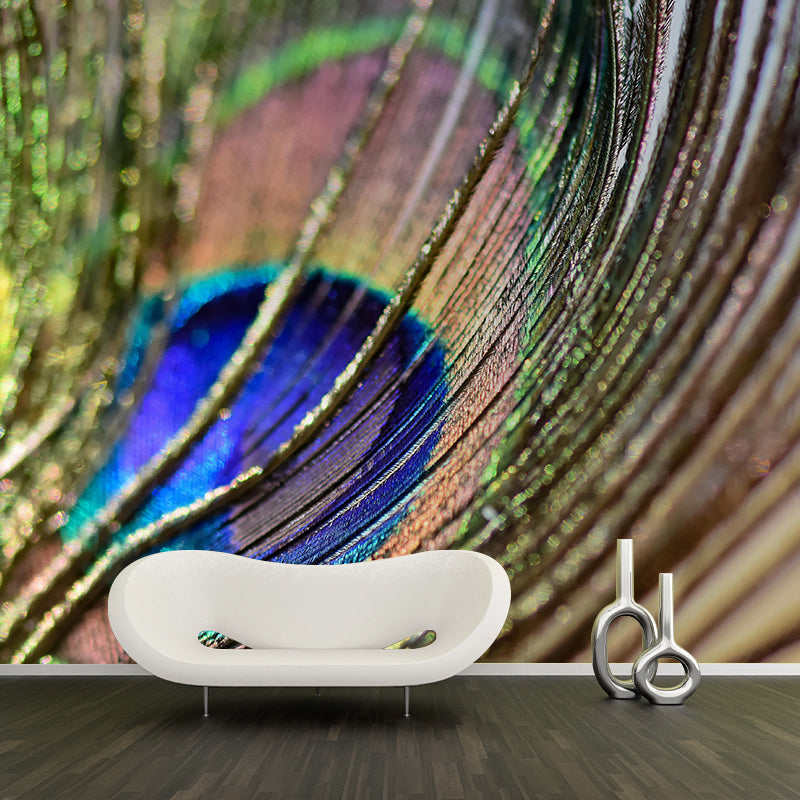 Photography Wall Mural Feather Stain Resistant Decorative Bedroom Murals