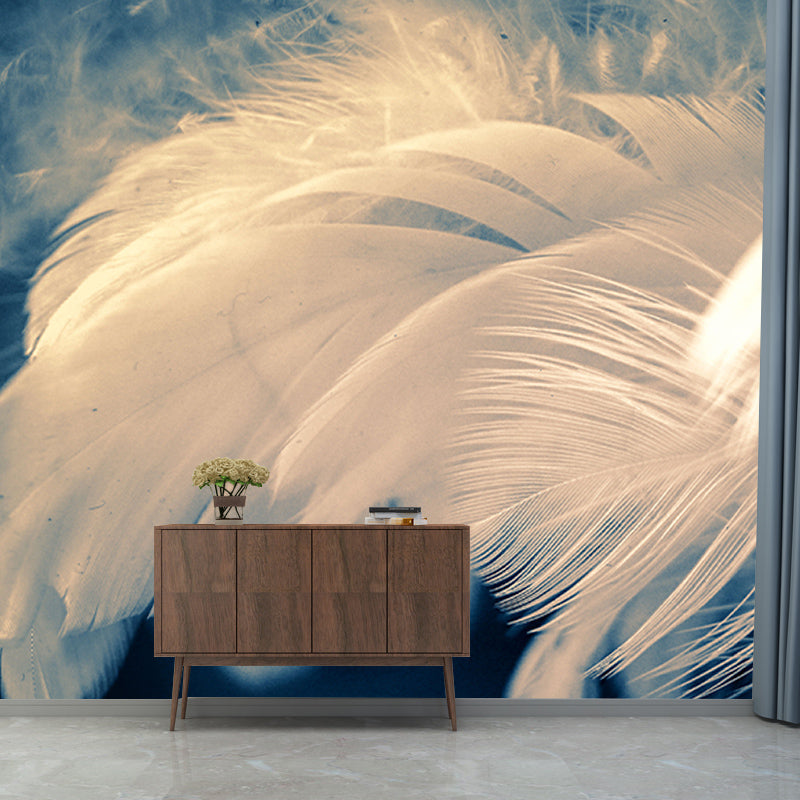 Stain Resistant Wall Mural Photography Feather Contemporary Room Murals