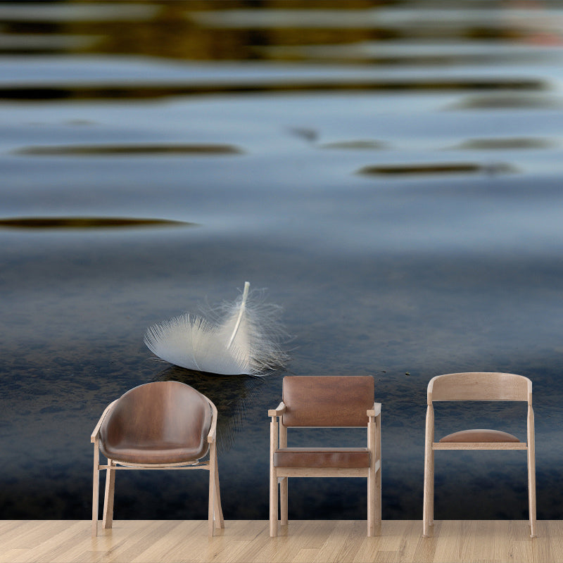 Stain Resistant Wall Mural Photography Feather Contemporary Room Murals