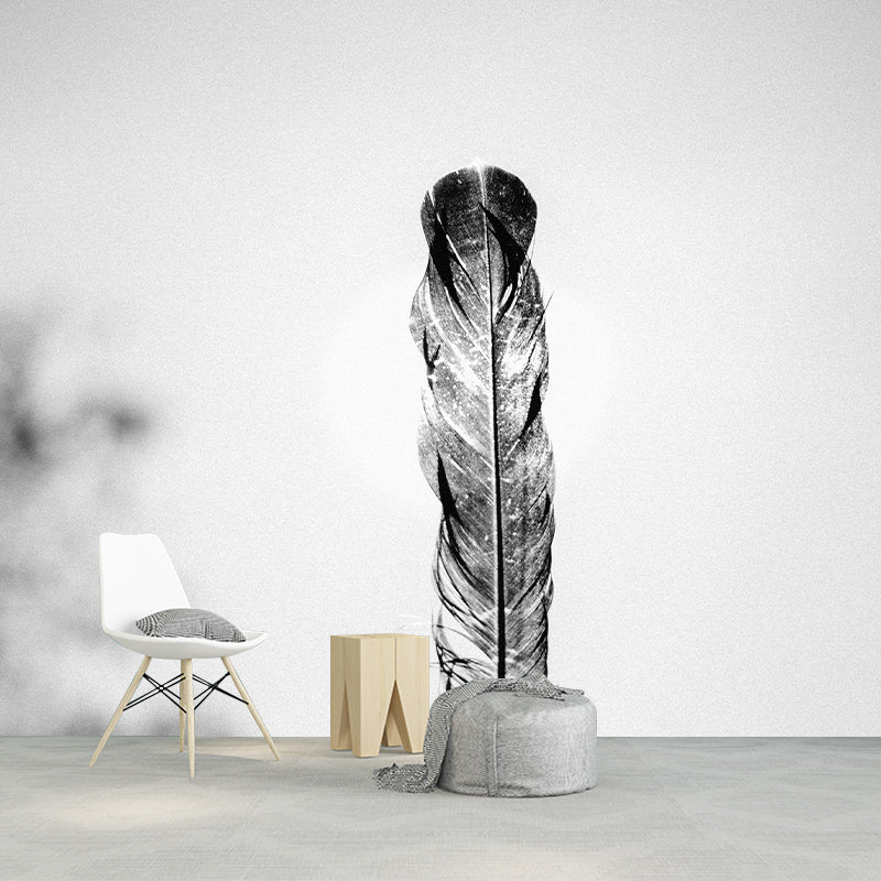 Photography Wall Feather Mural Environmental Stain Resistant Bedrom Wallpaper