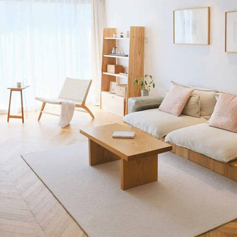 Scandinavian Sled Coffee Cocktail Table in Pine Wood Coffee Table