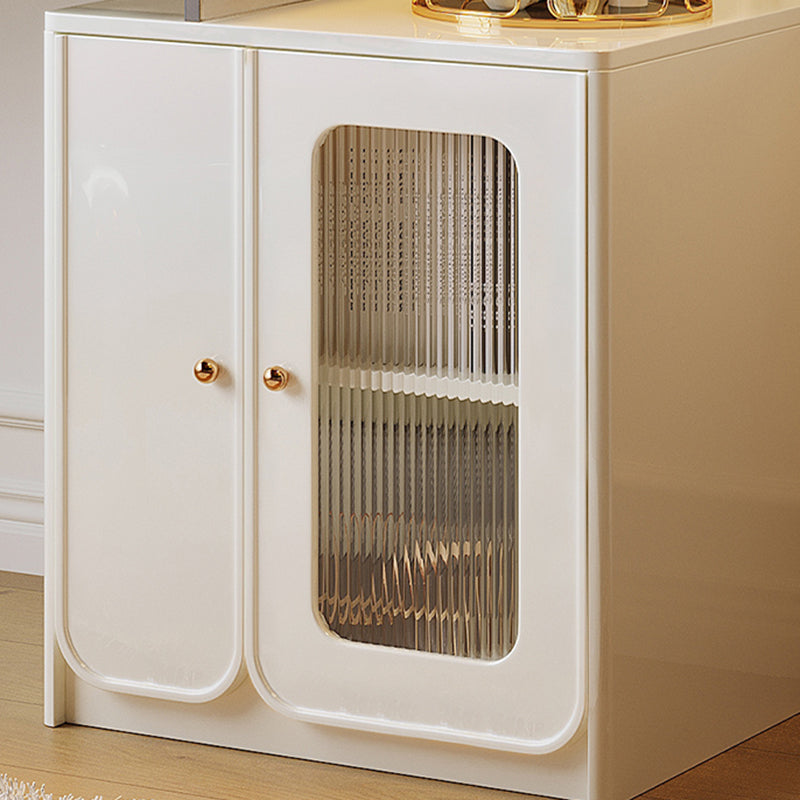 White Makeup Vanity Desk Modern Vanity Tables with Drawer, 29.52" High