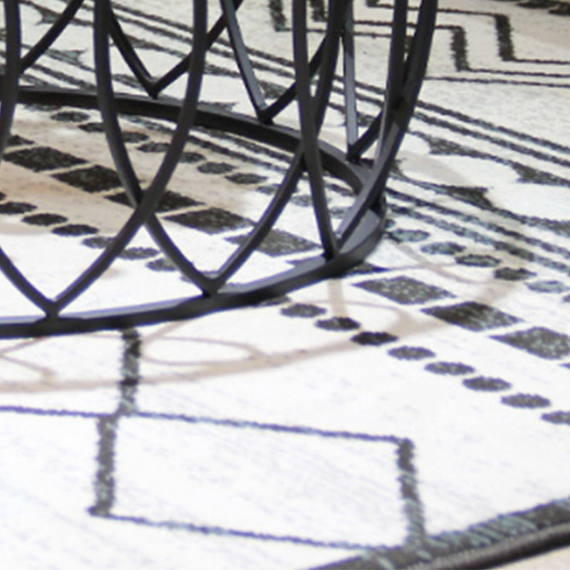 Glass Top Coffee Table Round Shape Frame Base Cocktail Table