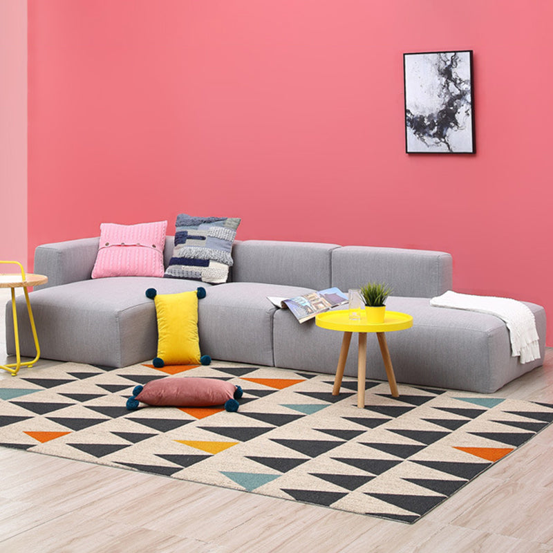 Gray Fabric 5-seater Sectional 26.37" H Square Arm Sectional