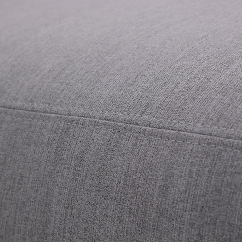 Gray Fabric 5-seater Sectional 26.37" H Square Arm Sectional