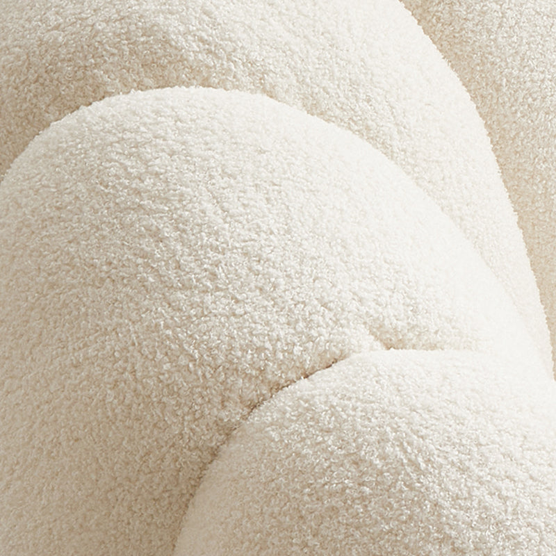 29.5" H Modern Sewn Pillow Back Slope Arm Loveseat for Living Room