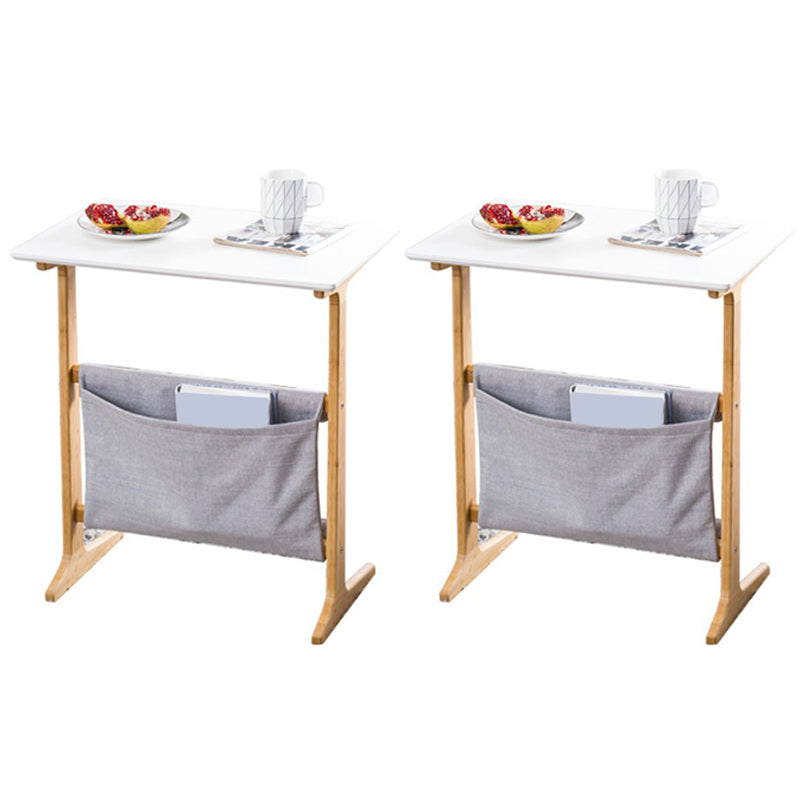Modernistic Corner Table Rectangular Side Table for Living Room