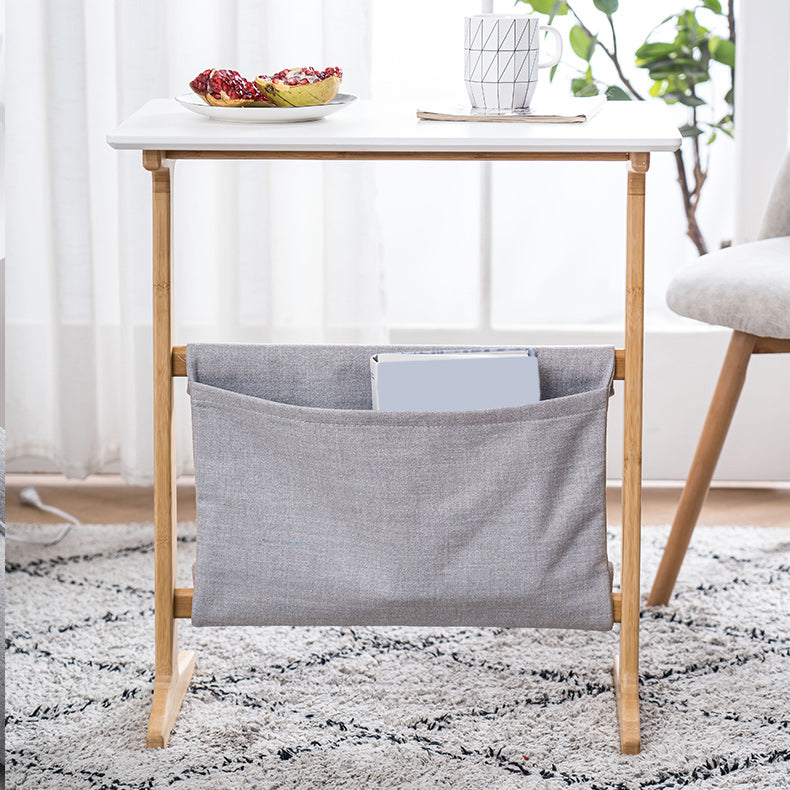 Modernistic Corner Table Rectangular Side Table for Living Room