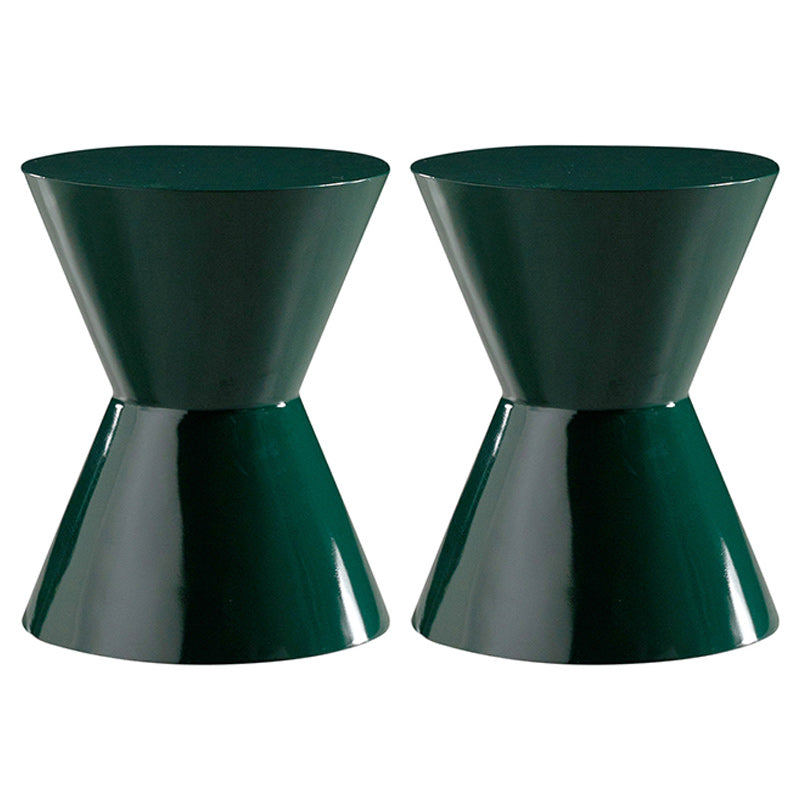 Contemporary Round Side End Table Living Room Pedestal End Table for Living Room