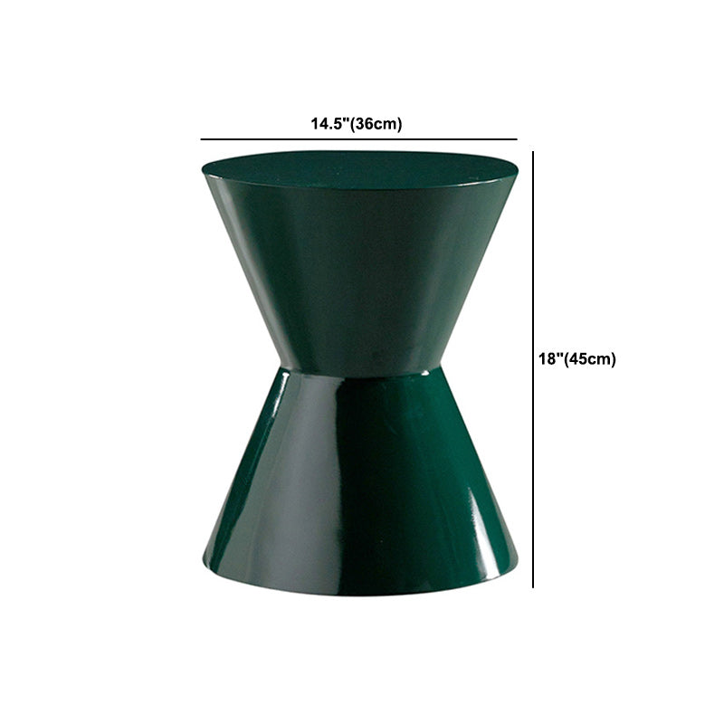 Contemporary Round Side End Table Living Room Pedestal End Table for Living Room