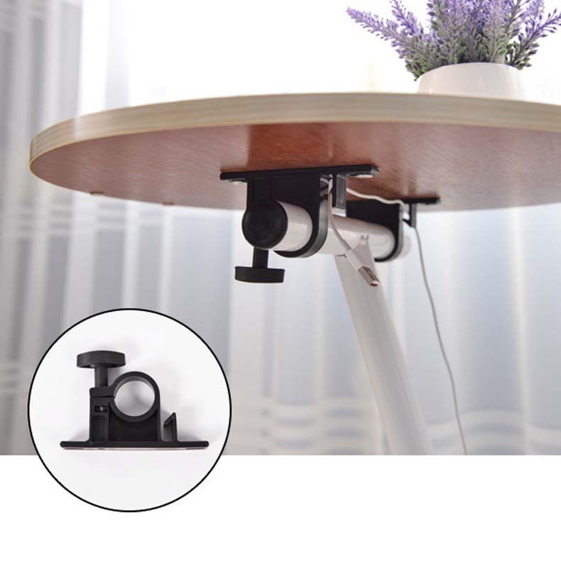 Contemporary Side End Table Round End Slide Table for Living Room