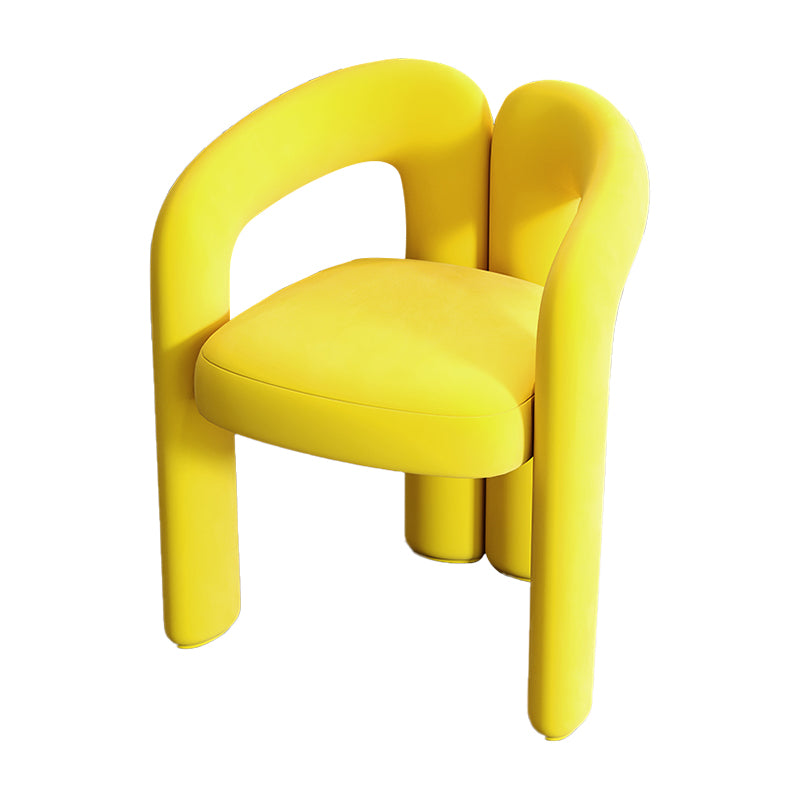 Velvet Barrel Chair 22.04" Wide Arms Included Chair for Living Room