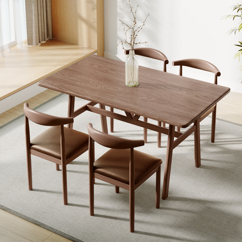 Rectangle Dining Table Medium Density Fiberboard Table for Dining Room