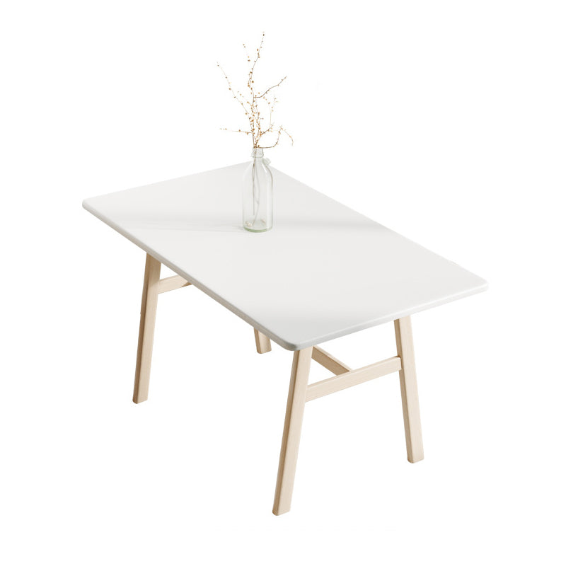 Rectangle Dining Table Medium Density Fiberboard Table for Dining Room