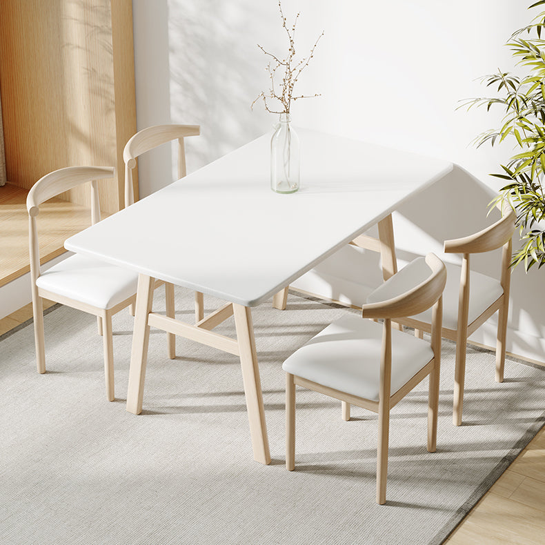 Rectangle Dining Table Medium Density Fiberboard Table for Dining Room