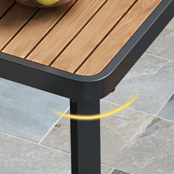 Industrial Dining Table Reclaimed Wood 4 Legs Dining Table without Chair