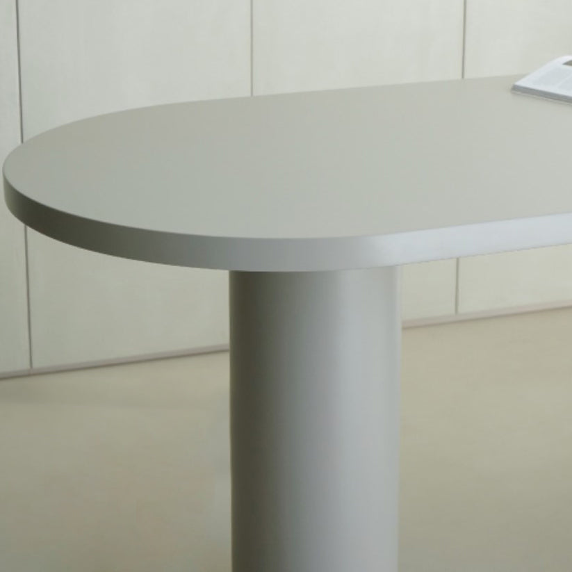 Freeform Solid Wood Dining Table Contemporary Dining Table for Kitchen