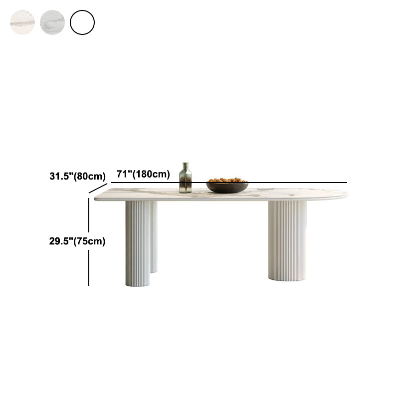 Freeform Solid Wood Dining Table Modern Furniture with Tripod Base for Home