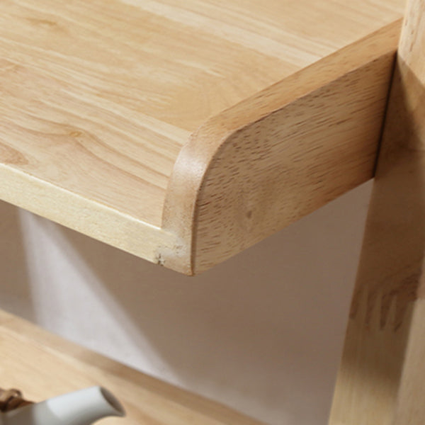 Ladder Bookshelf Modern Wooden Bookcase for Living Room 55.1"H