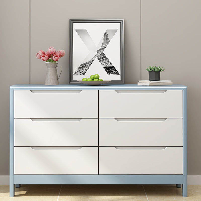 Contemporary Vertical Bedroom Chest Wooden Storage Chest with Drawers