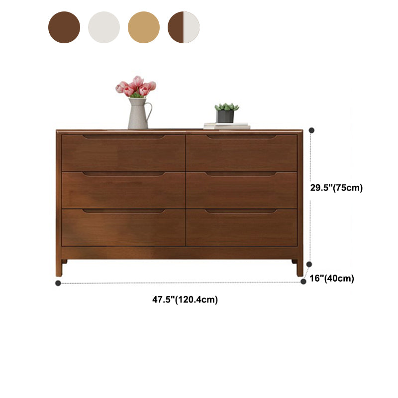 Contemporary Vertical Bedroom Chest Wooden Storage Chest with Drawers