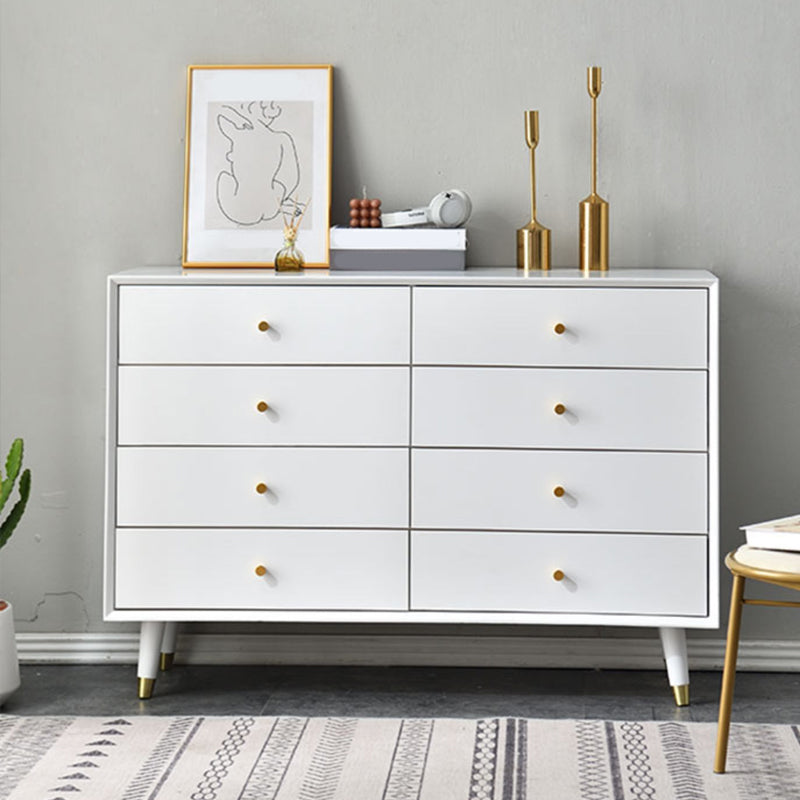 Classic Glam Solid Wood Storage Chest Bedroom Soft-Close Drawers Dresser